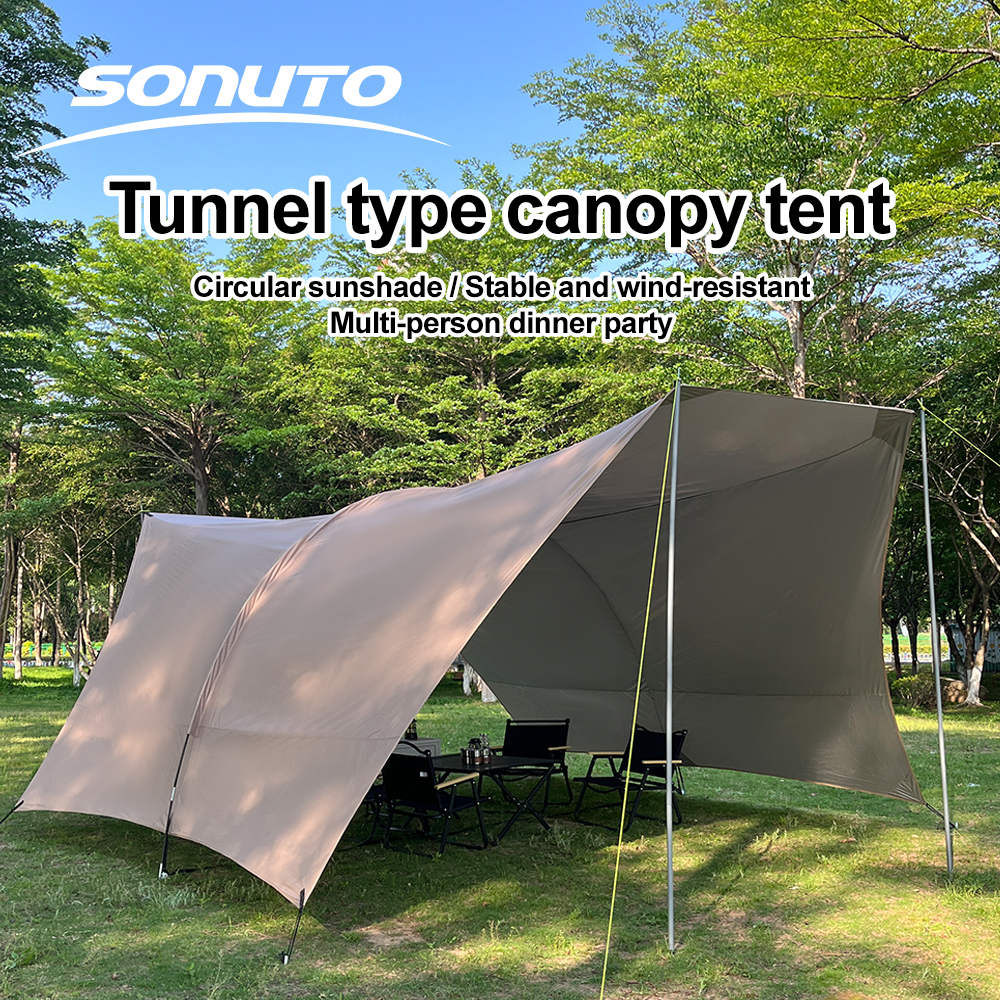 Hammock Rain Tarp - Silver Coated Sun Protection Camping Tent