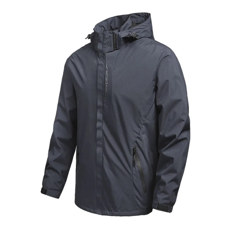 Men's Waterproof Rain Jacket L - Outdoor Adventure Hat recensie en prijs
