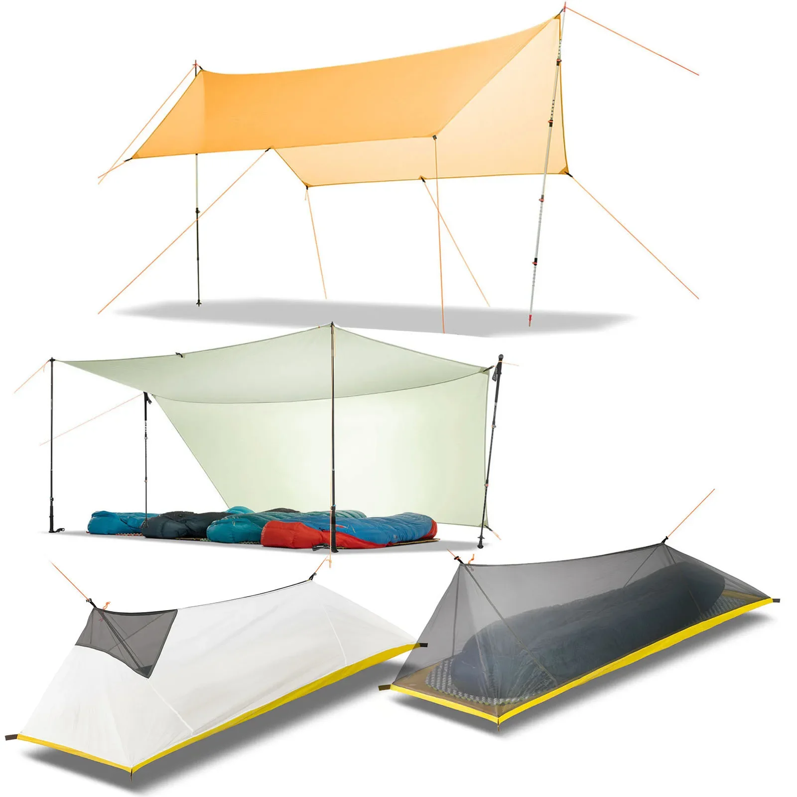 Ultralight 450g 20D Double-Sid - Hammock Rain Tarp recensie en prijs