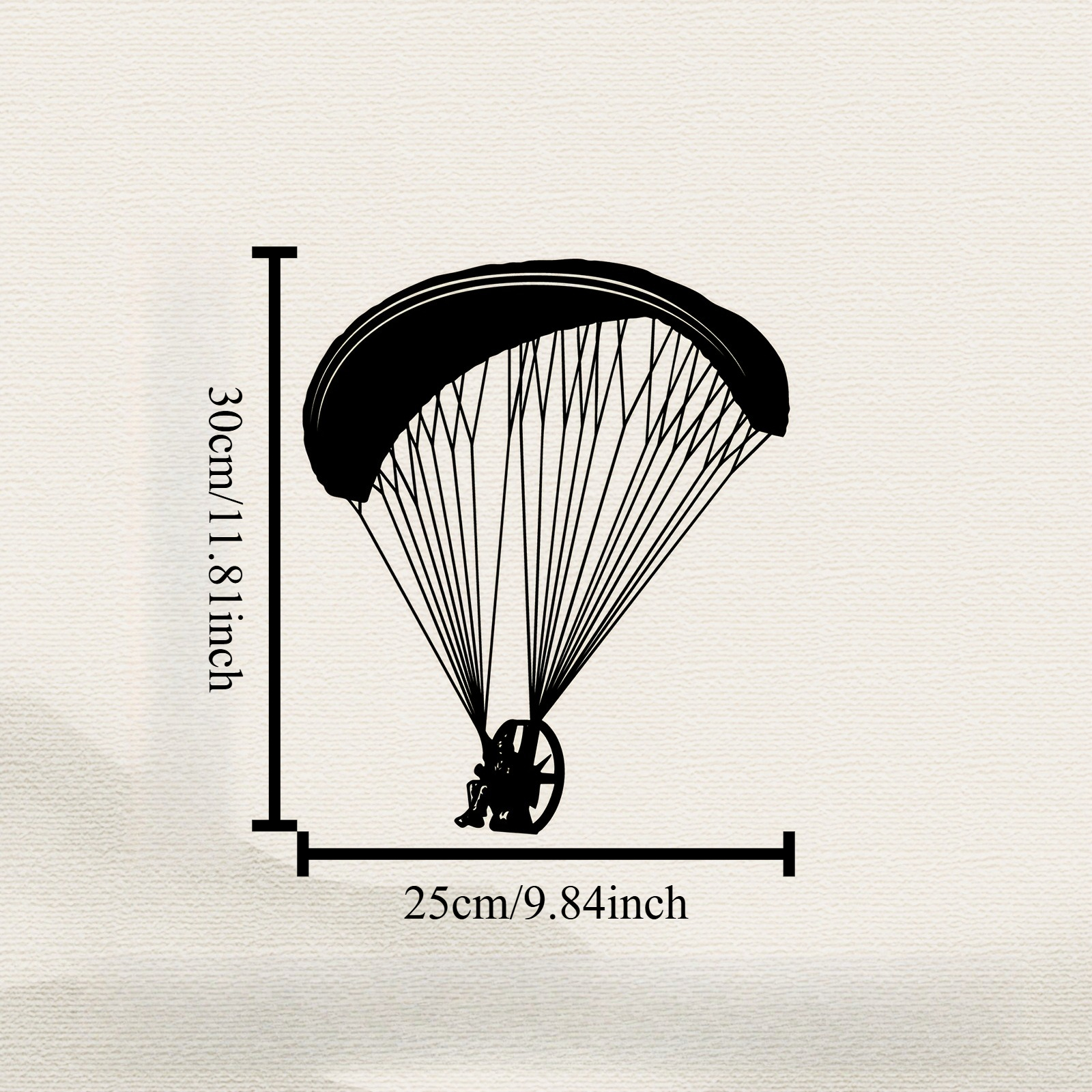 Brand Metal Wall Art Skydiver  - Outdoor Adventure Brand recensie en prijs