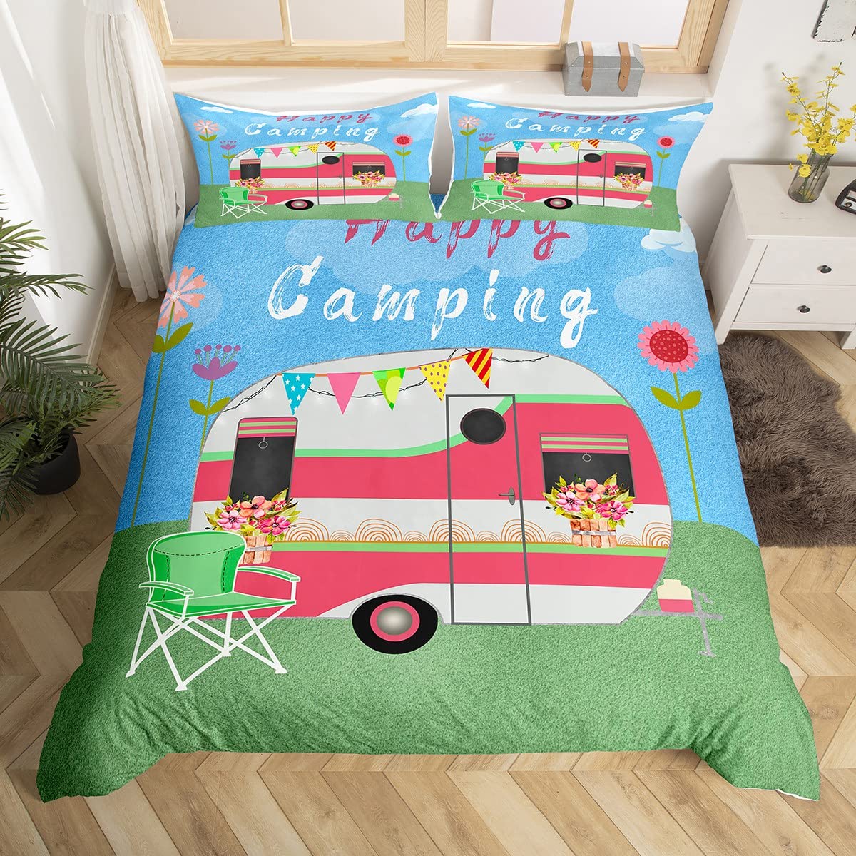 Happy Camping Duvet Cover Camp - Outdoor Adventure America recensie en prijs