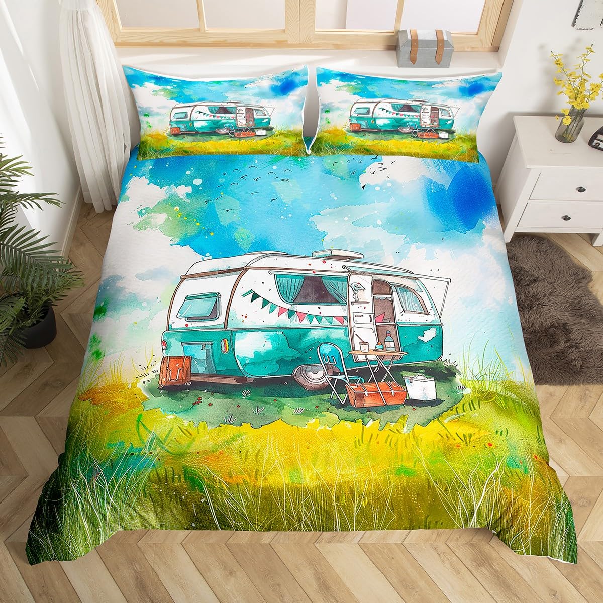 Happy Camping Duvet Cover Camp - Outdoor Adventure America recensie en prijs