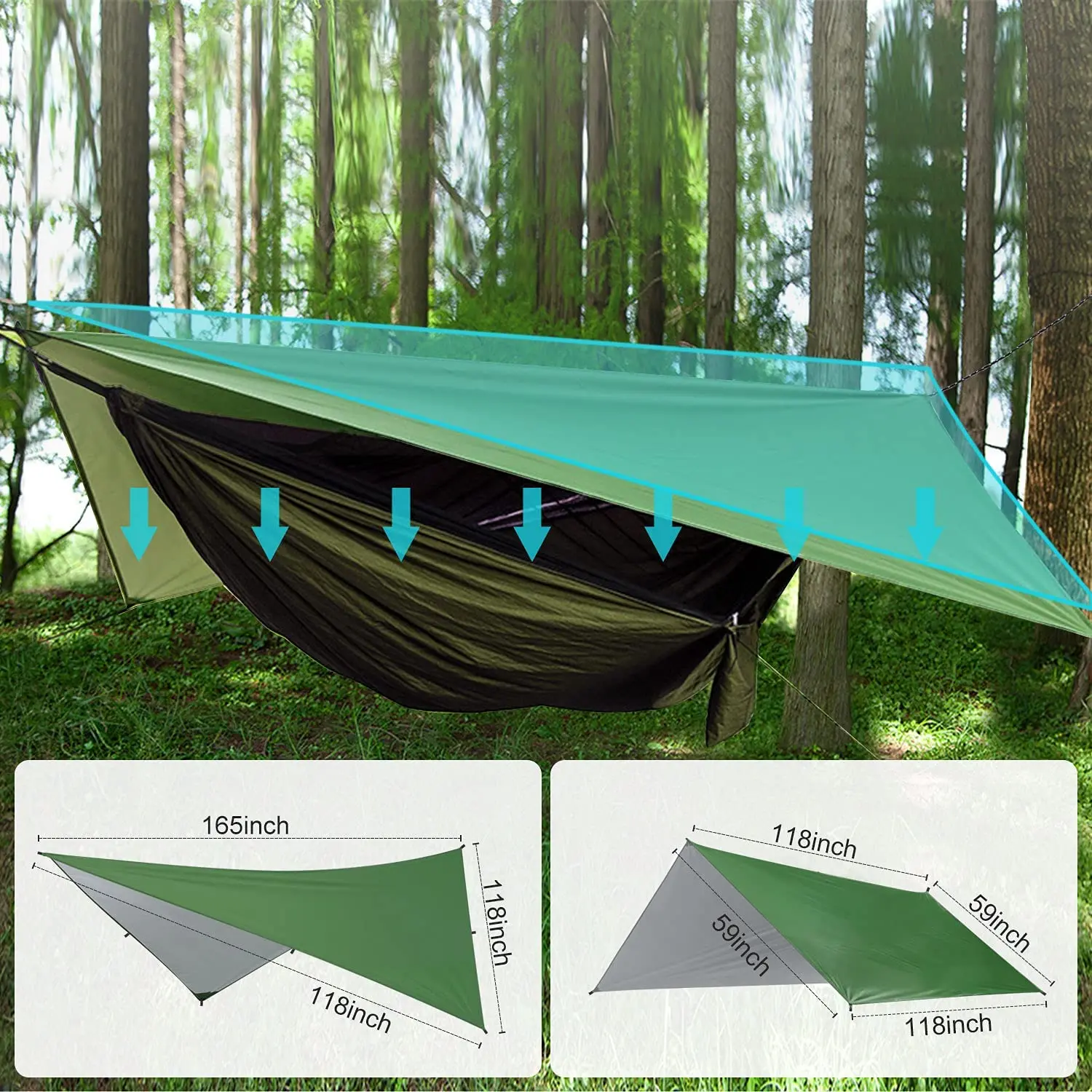 l # waterproof flysheet sun sh - Hammock Rain Tarp recensie en prijs