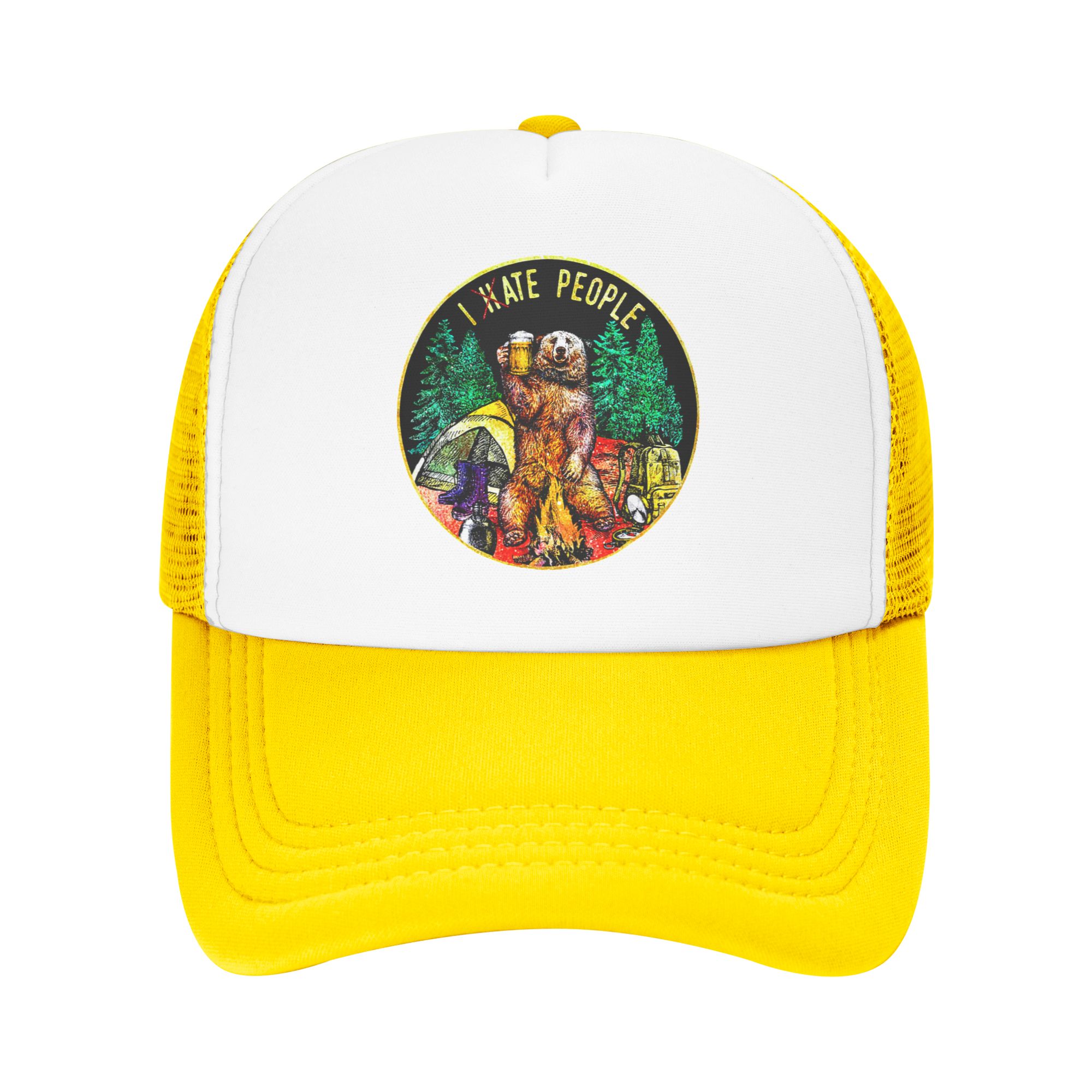 I Hate People Bear Camping Bas - Outdoor Adventure Hat recensie en prijs