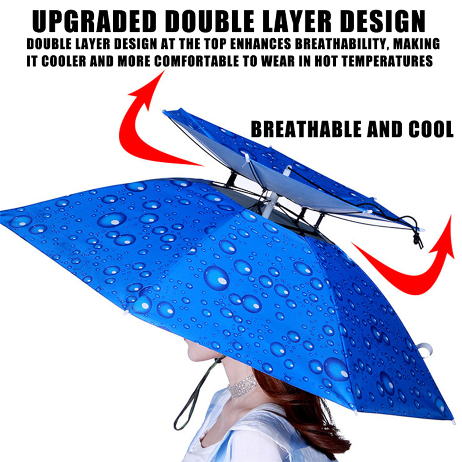 Rain Umbrella Hat Foldable Sun - Outdoor Adventure Hat recensie en prijs