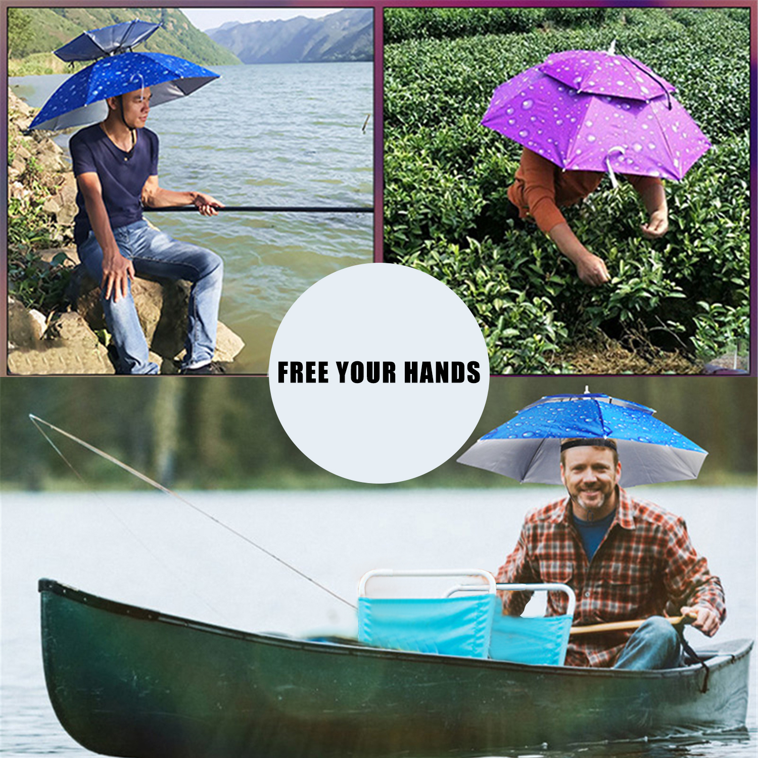 Rain Umbrella Hat Foldable Sun - Outdoor Adventure Hat recensie en prijs