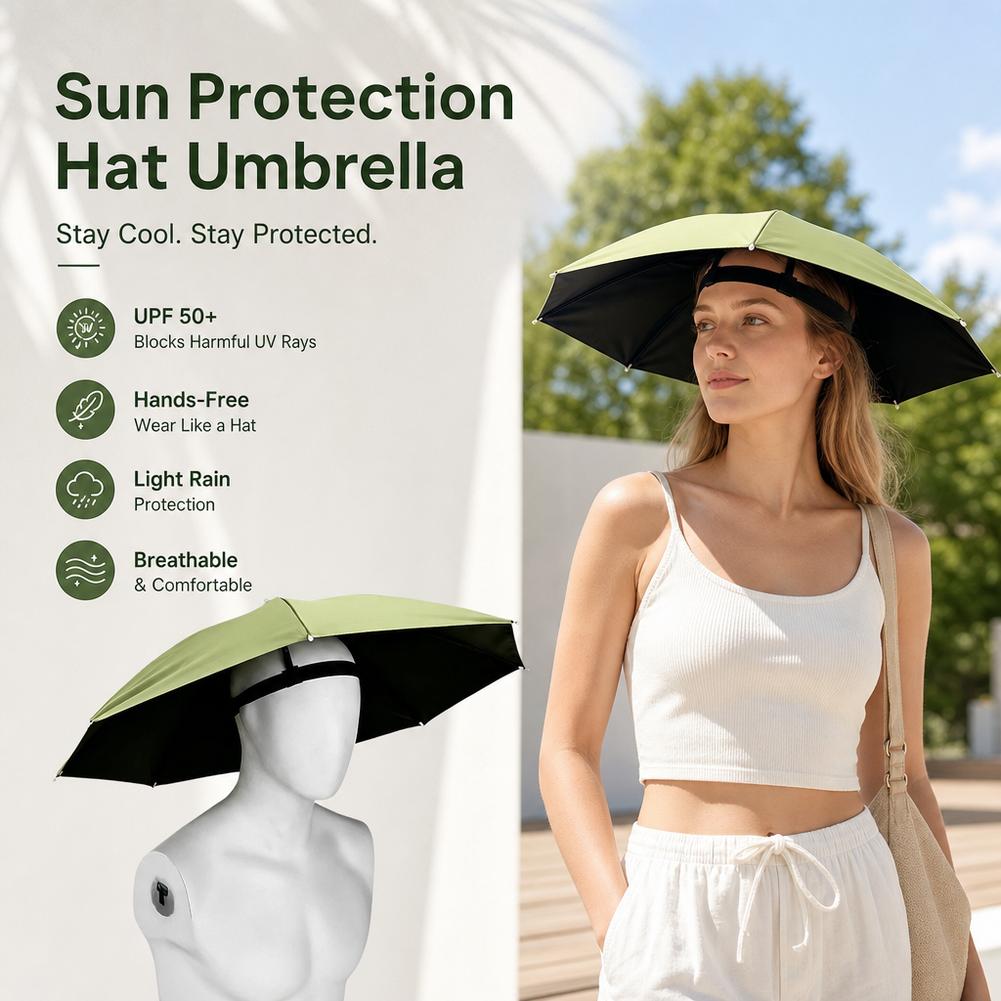 Hand-free Sun Umbrella Hat Fol - Outdoor Adventure Hat recensie en prijs