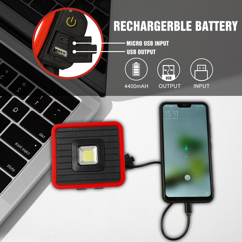 Portable LED Work Light USB Re - Outdoor Adventure Jobs recensie en prijs