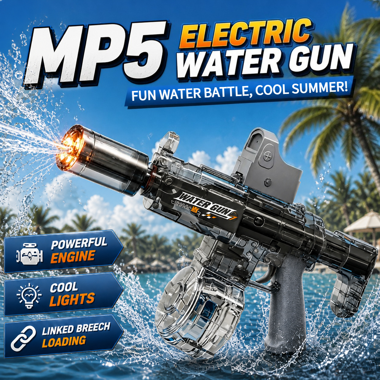 Electric Water Gun Simulation  - Outdoor Adventure Games recensie en prijs